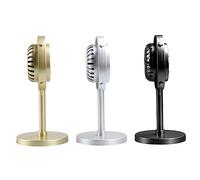 VICASKY 3pcs Retro Style Condenser Microphone Prop Traditional Mic Vintage Microphone Model for Music Decor and Party Props Mic for Photography Background and Home Display