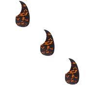 VICASKY 3pcs Self-adhesive Pickguard Sticker for Acoustic Guitar Comma Shape Protection for Guitar Fretboard Bass Pickguard Decal