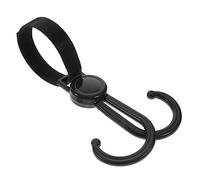 VICASKY 3pcs Shopping Trolley Hook Double Hook Type Stroller Convenient Stroller Hanger for Diaper Bags and Accessories