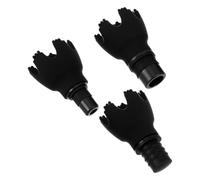 VICASKY 3pcs Silicone Deep Tissue Massager Gun Replacement Heads for Body and Neck, Flexible and Gentle Massage Attachments for Rapid Shoulder and Neck, for Athletes and Office Workers
