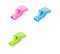 VICASKY 3pcs Silicone Faucet Extender and Sink Handle Extender for Kids Toddlers, Water Guide Extension in Green Blue Pink for Hand Washing