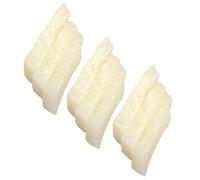 VICASKY 3pcs Simulation Tuna Block Models Fake Salmon Slices Imitation Seafood Sashimi Props Artificial Fish Meat Model Table Display for Home and Photography PVC