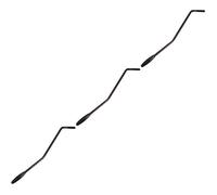 VICASKY 3pcs Single Tremolo Bridge Arm for Electric Guitar Thread Metal Whammy Bar Protective Tip Easy Installation Essential Tool for Guitarists Craftsmanship for Unique Sound Effects