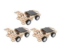 VICASKY 3pcs Solar Powered Car Model Kits for - Stem Educational DIY Science Experiment - Solar-powered Construction Kits for Boys and Learning