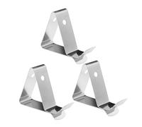 VICASKY 3pcs Stainless Steel Thermometer Clip Food Grade Probe Holder for Coffee Cups Pots Kitchen Utensil for Accurate Temperature Measurement