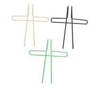 VICASKY 3pcs Steel Music Book Clip Strong Clamping Force, Multi-function Handbook Page Separator and Page Anchor for Lectures and Cooking Recipes, Assorted Color Music Reading Accessories Random Color