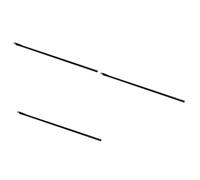 VICASKY 3pcs Steel Truss Rod for Guitar Adjustment Black Durable Hard Texture for Guitar Making Repairs up down for Precision Alignment