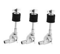 VICASKY 3pcs Straight Cymbal Stacker Attachment Stacker Stand for Drum Cymbals Metal Felt Mounting Rack