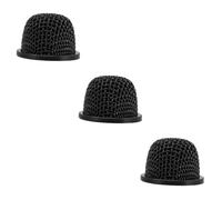 VICASKY 3pcs Sturdy Metal Mic Cover Mesh Design Mic Head Replacement for Microphone Accessories Ball Head for Cover Handheld Microphone