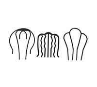 VICASKY 3pcs U Shaped Hair Side Combs for Women DIY Hairstyle Hairpins Iron Hair Clips for Bride Styles and Everyday Looks Easy to Use and Secure