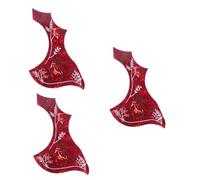 VICASKY 3pcs Unique Shape Guitar Pickguard Stickers Scratch Guard Board for Guitar Accessories