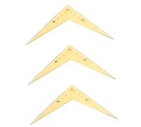 VICASKY 3pcs v Guitar Parts 6-string Bridge Tailpiece Chrome Finish Sturdy Material Easy Installation