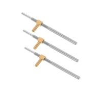 VICASKY 3pcs Violin Bow Screw Rods Replacement Parts Easy Installation Violin Fittings