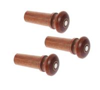 VICASKY 3pcs Violin Tailpiece Bridge Peg Date Wood Replacement Violin Endpin Classic Elegant Design High Sensitivity Suitable for Orchestral Performance
