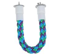 VICASKY 3pcs Wear-resistant Cotton Rope Parrot for Chewing Climbing and Exploring Fun Perch Accessory for Cockatiels Parakeets and Small Birds Enriches Cage Environment and Bird Activity