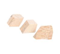 VICASKY 3pcs Wood Violin Bow Plug Wedges for Stringed Instrument Repair Parts Accessories Balanced Bowwedges for Violin Cello Practice