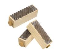 VICASKY 3pcs Wooden Queen Rearing Box with Ventilation Lightweight Portable Beekeeping Cage for Hive Maintenance Breeder Supplies for Beekeepers