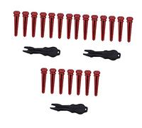VICASKY 3sets Acoustic Guitar Bridge Pins Tuning Pegs Guitar Bridge Pegs 7pcs*3