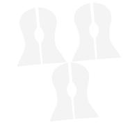 VICASKY 3sets Acoustic Ukulele Surface Protective Guard Board Easy Install Fretboard Stickers