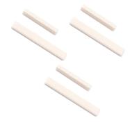 VICASKY 3sets Buffalo Bone Saddle Nut Kit String Acoustic Ukulele Replacement Parts for Enhanced Playability Sound for Ukulele Repair and Custom Builds