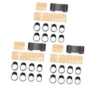 VICASKY 3sets Drum Stick Holder Thumb Picks Finger Sleeves for Percussion Noise Reduction Accessory Kit for Tongue Drums