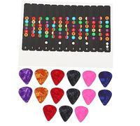 VICASKY 3sets Guitar Fretboard Note Stickers and Picks for Beginners Decals for Acoustic and Electric Guitars for Learning Scales and Improving Skills
