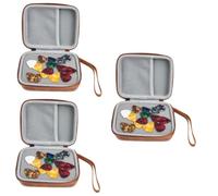 VICASKY 3sets Guitar Picks Small Set Plectrum Holder Portable Pouch for Folk Guitar Pick for Travel and Storage Random Color