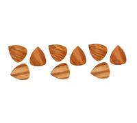 VICASKY 3sets Guitar Plectrum Kit Thin Wooden Picks for Ukulele Accessories Lightweight for Professionals 3pcs*3