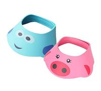 VICASKY 3sets Hair Washing Hat for Toddlers Inflatable Bath Cap Shading Feature 2pcs*3