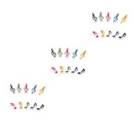 VICASKY 3sets Piano Score Holder Music Note Clips Book Clip Flat Design Safe for All Ages 10pcs*3 Random Style