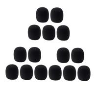 VICASKY 3sets Professional Thicken Foam Mic Cover Double Layer for Studio Microphone Protective Sponge Cap for Handheld Microphones 10pcs*3