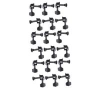 VICASKY 3sets Replacement Tuning Pegs for Electric Guitar 3r3l Tuning Keys Semi-closed Vintage Metal Construction 6pcs*3