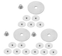 VICASKY 3sets Stainless Steel Flute Repair Kit Gasket Replacement Screws Washers for Flute Accessories