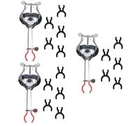 VICASKY 3sets Trumpet Marching Music Score Clamp Holder Practical Music Sheet Clip Portable and Stable Design for Easy Use for Musicians The Go
