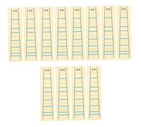 VICASKY 3sets Viola Violin Learning Fretboard Sticker Indicators Finger Position Stickers Compact Portable Violin Supply 4pcs*3