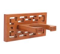 VICASKY 3sets Wooden Wall Hook for Cucurbit Flute Erhu and Ukulele Brown Instrument Hanger for Stylish Home Display Easy Installation Musicians
