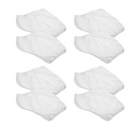 VICASKY 4 Pairs White Velvet Ice Skating Boot Covers Large Size for Uk 4-9 Figure Skates Protective Skate Guards for Adult for Training and Travel