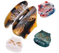 VICASKY 4 Pcs Cat Hair Clips Small Hair Accessories Decorative Effect Not Easy to Break Lightweight Acetic Acid Sheet Material Cute Design for Women at Prom and Different Occasions