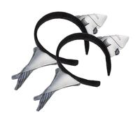 VICASKY 4 pcs Funny Animal Seafood Headpiece Hair Bands for Women Soft Velvet Adorable Headdress Hair Decorations for Halloween Party Cosplay