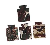 VICASKY 4 Pcs Neoprene Beer Can Holders Insulated Beverage Sleeves with Heat Preservation and Design for Outdoor Picnic Hiking Biking Non Deformable Can Covers in Leaf and Camouflage