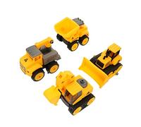 VICASKY 4 Pcs Take Apart Car Educational Building for DIY Assembly Engineering Vehicles Enhances Imagination Hands Skills Safe Construction