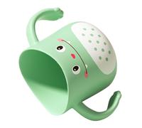 VICASKY 4 Pcs Toothbrush Cup Mouth Wash Cup 4.72X3.07X3.07In PP Plastic Drop-Resistant Cute Cartoon Dinosaur Design for Children Girls Home Camping