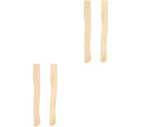 VICASKY 4 Pcs Wooden Axe Handle Replacement, 36cm Hickory