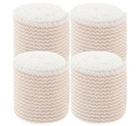 VICASKY 4 Rolls of Elastic Fabric Compression Wrap Stomach and Thigh Wraps with Wear Resistance and Convenient Fixation for Sports and Joint Support