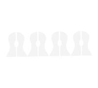 VICASKY 4 Sets Ukulele Protection Guard No-glue Pickguard Ukulele Scratching Decal for Boys and Girls Fretboard Use