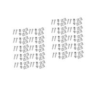 VICASKY 40 Sets Electric Guitar String Press Buckle for Headstock Guitar String Retainer Guide Tool Kit