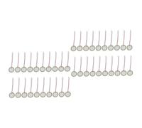 VICASKY 40pcs Disc Diaphragms with Leadwires Low Voltage Acoustic Pickup Elements for Guitars Clocks Versatile Piezoelectric Ceramic Chips