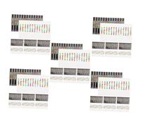 VICASKY 40pcs Guitar Finger Guide Fretboard Sticker for Beginners Note Decals Fret Guide Label Reminding Sticker for Guitar Practice