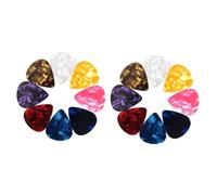 VICASKY 40pcs Heart-shaped Guitar Picks Mixed Plectrums for Ukulele and Guitar Lightweight Ultra Thin for Professionals and Collectors