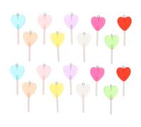 VICASKY 40pcs Lollipop Necklace Charms Funny Earrings Pendant Key Charms Cute Keychain Candy Keychain Sugar Jewelry Making Lollipop for Bracelets